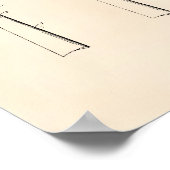 Kalkless Billiard Cue Tip 1925 - Old Peper Poster (Hoek)