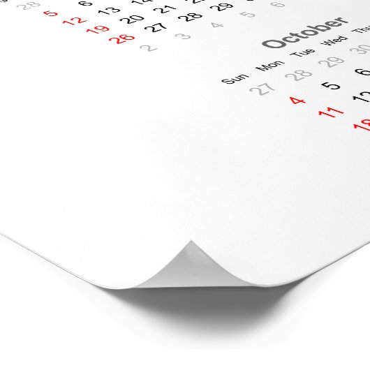 Kalkmeeuwkalender 2020 Poster (Hoek)