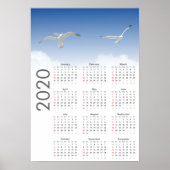 Kalkmeeuwkalender 2020 Poster (Voorkant)