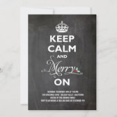 Kalkminnend op kerkbordfeestdag uitnodigen kaart (Voorkant)