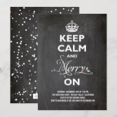 Kalkminnend op kerkbordfeestdag uitnodigen kaart (Voorkant / Achterkant)