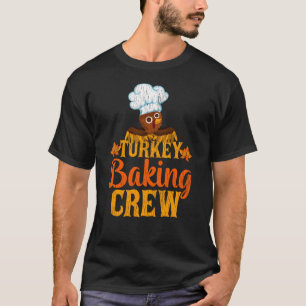 Kalkoen Bakploeg Grappig Thanksgiving Chef Cadeau T-shirt