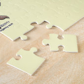Kalkoen Blauwe Leisteen Legpuzzel (Zijkant)