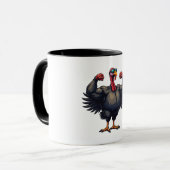 Kalkoen Bodybuilding Thanksgiving Day Sportschool  Mok (Voorkant links)