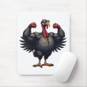 Kalkoen Bodybuilding Thanksgiving Day Sportschool  Muismat (Met muis)