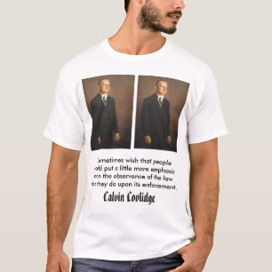 kalkoen, Calvin Coolidge T-shirt