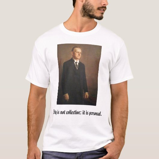 kalkoen, Calvin Coolidge T-shirt (Voorkant)