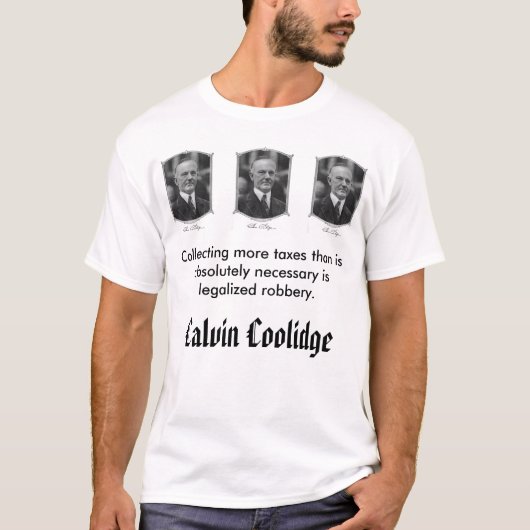 kalkoen, Calvin Coolidge T-shirt (Voorkant)