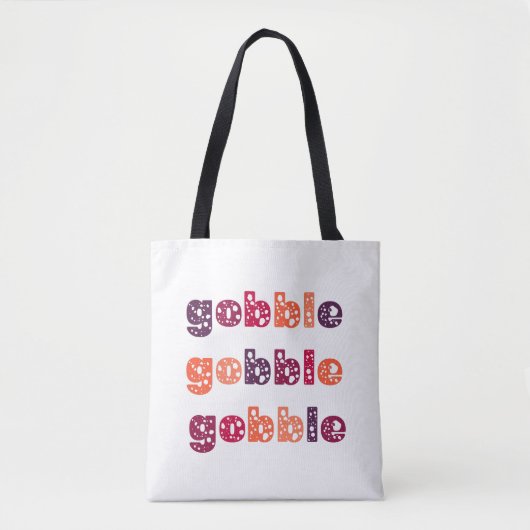 Kalkoen Dankzegging  Tote Bag (Voorkant)