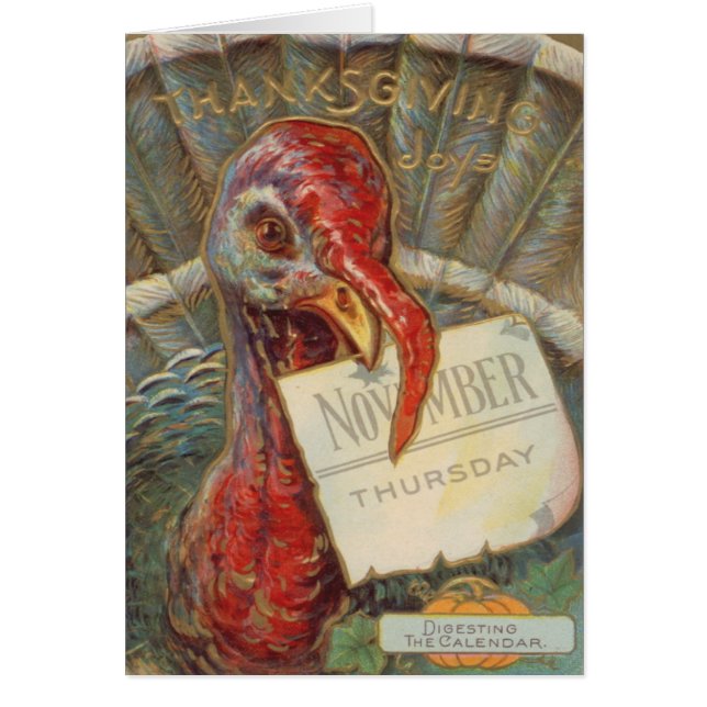 Kalkoen Eet November Kalender (Voorkant)