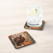  kalkoen en pompoenen herfst bier onderzetter (Rechterzijde)
