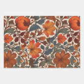 kalkoen en pompoenen herfst inpakpapier vel (Voorkant 2)