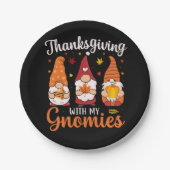 kalkoen en zomerherfstkleuren voor dankPaper Bord (Voorkant)