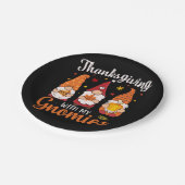 kalkoen en zomerherfstkleuren voor dankPaper Bord (Gekanteld)