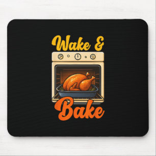 Kalkoen Feestmaal Diner Chef Grappig Bedankt Muismat