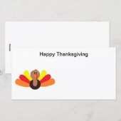 Kalkoen" Fotokaart Feestdagenkaart (Voorkant / Achterkant)