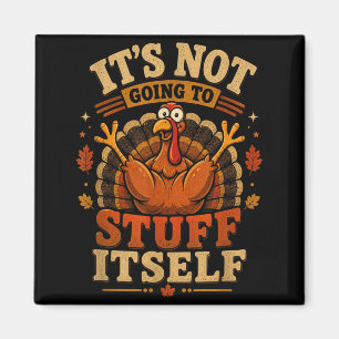 Kalkoen gaat vrouwen op Thanksgiving niet volstopp Magneet