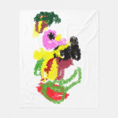 Kalkoen Herfst vreugde Fleece Deken (Voorkant)