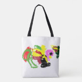Kalkoen Herfst vreugde Tote Bag (Achterkant)