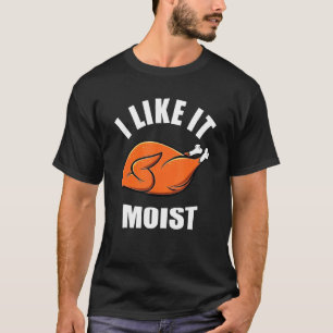 Kalkoen Ik vind het lekker sappig Thanksgiving din T-shirt