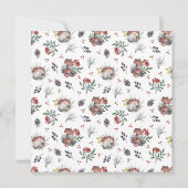 kalkoen jacht verjaardagsfeest uitnodiging (Achterkant)