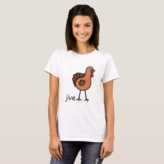Kalkoen Jive T-shirt (Voorkant volledig)