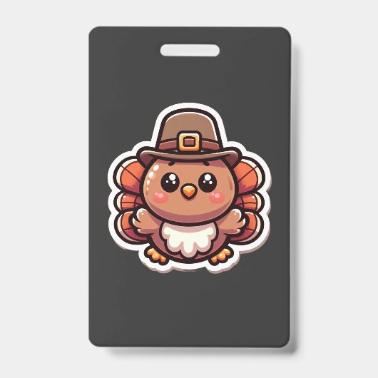 Kalkoen Kuierende Schat Badge (Voorzijde)