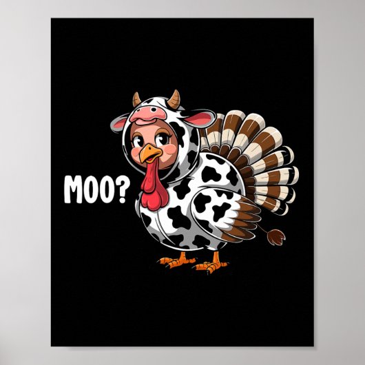 Kalkoen Loet Grappig Thanksgiving Kinderen Jongens Poster (Voorkant)