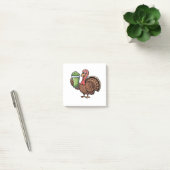 Kalkoen Matcha-liefhebbers Thanksgiving Post-it® Notes (Kantoor)