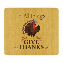 Kalkoen met in alle dingen dank U Thanksgiving Snijplank