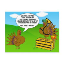 Kalkoen met Jetpack - Grappige Thanksgiving Ansich