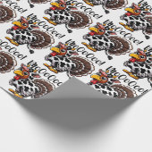 kalkoen-moo-inpakpapier cadeaupapier (Hoek)