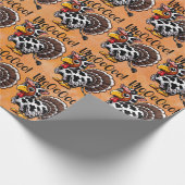 kalkoen-moo-inpakpapier cadeaupapier (Hoek)