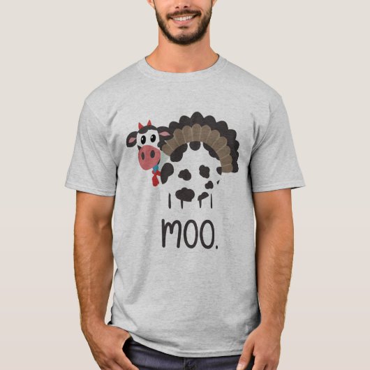 kalkoen moo t-shirt (Voorkant)