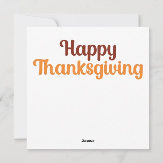 Kalkoen Omaagde Dag Kerstkaart (Achterkant)