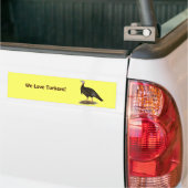 Kalkoen: Oostelijke wilde tom Bumpersticker (Op Truck)