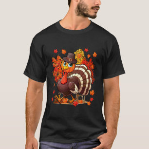 Kalkoen Pompoen Gezicht Thanksgiving Herfst Boom G T-shirt