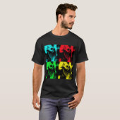 Kalkoen Pop Art T-shirt (Voorkant volledig)