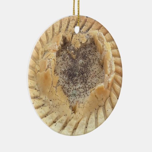 Kalkoen Pot Pie Lover Keramisch Ornament (Rechts)