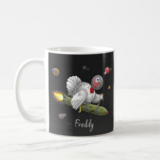 Kalkoen Rocket's Ruimtereis Koffiemok (Links)
