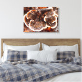 Kalkoen staarten schimmels Canvas Print (Insitu (Slaapkamer))