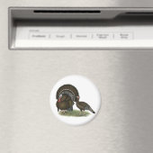 Kalkoen Standaard Brons Magneet (Insitu (Vaatwasser))