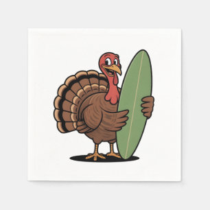 Kalkoen surfplank Surfen kalkoen Thanksgiving Zee Servet