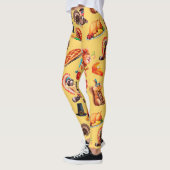 Kalkoen Thanksgiving Herfst Dieren Leggings (Links)