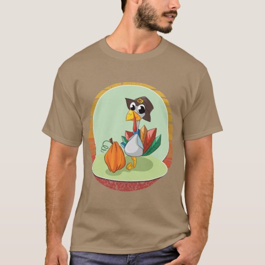 Kalkoen Thanksgiving Liefhebbers Cadeau T-shirt (Voorkant)