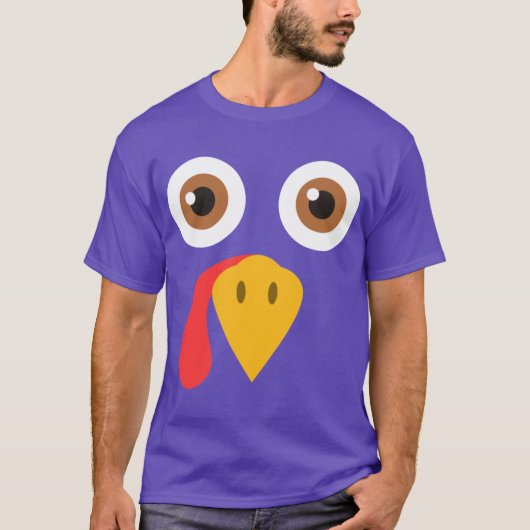 Kalkoen Thanksgiving Oversized T-shirt (Voorkant)