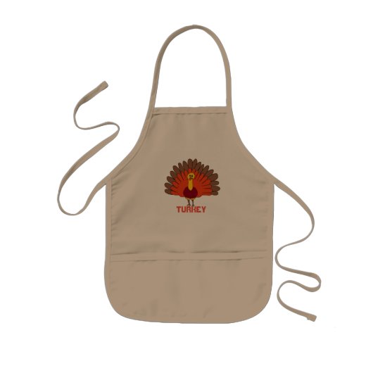 kalkoen thanksgiving schort (Voorkant)