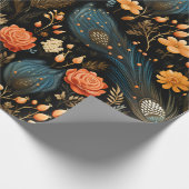 kalkoen tijdschatten cadeaupapier (Hoek)