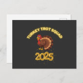 Kalkoen Troep Team 2025 Briefkaart (Voorkant / Achterkant)