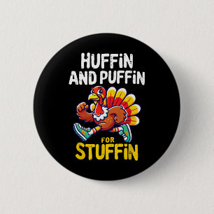 Kalkoen Trotting-Shirts Kinderen Thanksgiving Kalk Ronde Button 5,7 Cm